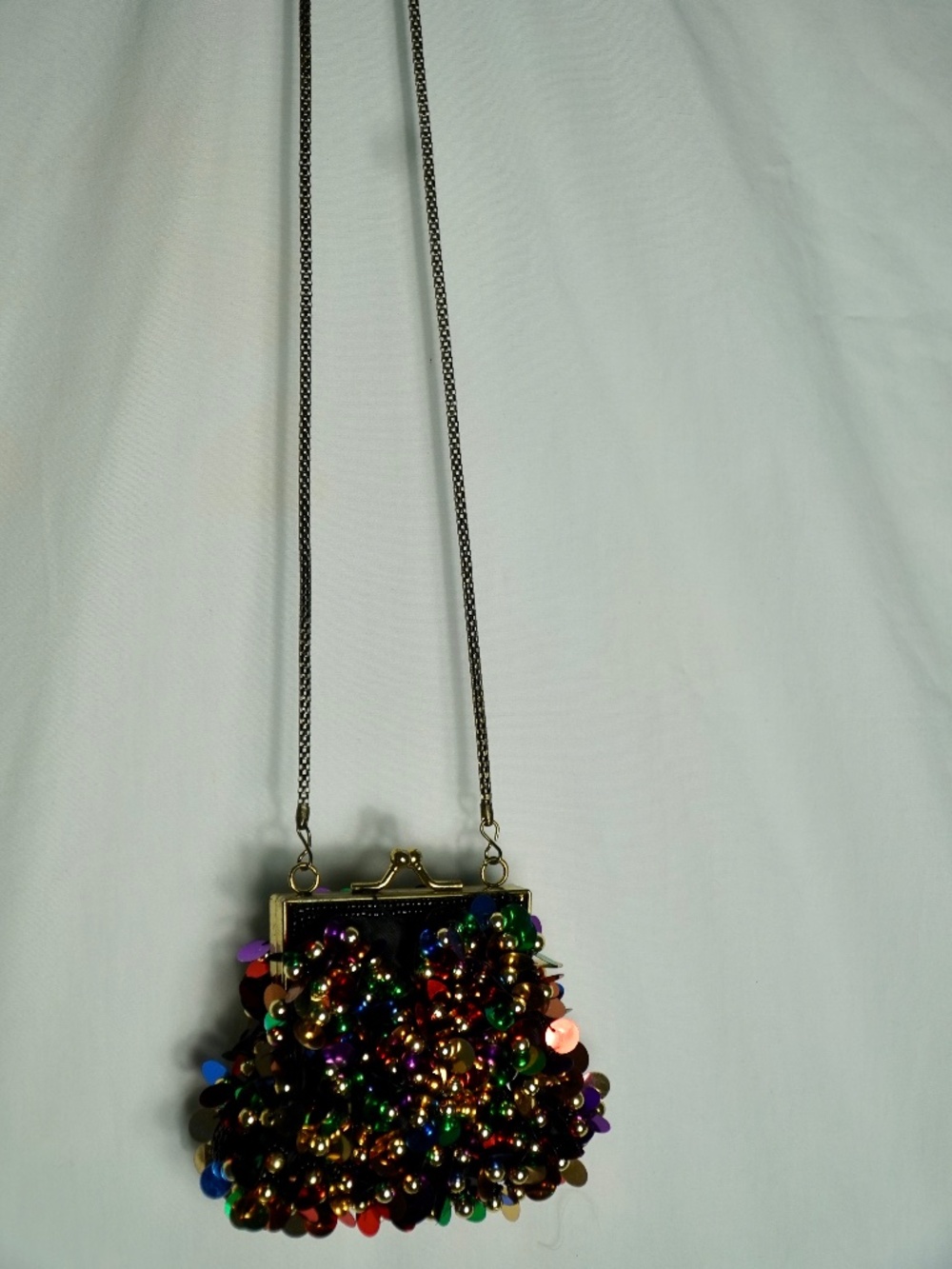 Mini Crossbody Rainbow/Multi Coin Pouch Bag